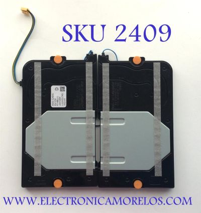 KIT DE BOCINAS (2PZS) SAMSUNG / NUMERO DE PARTE BN96-52484D / 6Ω 10W / PC+ABS,V-1 / LKAY1005F / LUCKYE217401 / VAQ2104 / BN9652484D / 52484D / NUMERO DE PANEL CY-QB050HGEV1H / MODELO QN50Q60BAFXZA XA03